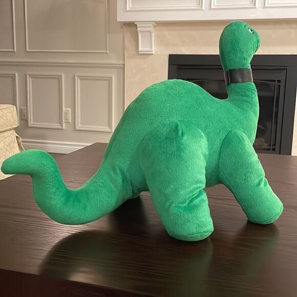 Sinclair Dinosaur Dino Oil Plush Brontosaurus 21” long  14” tall Stuffed Animal - Picture 5 of 7